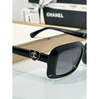 CHANEL Butterfly Rectangle 5520 C501/S4 Women's Sunglasses 🖤