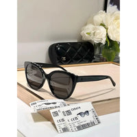CHANEL BUTTERFLY SUNGLASSES Acetate Black   🖤