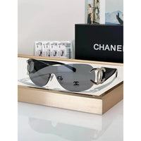 CHANEL CC Logo 4125 Shield SUNGLASSES🖤