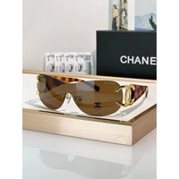 CHANEL CC Logo 4125 Shield SUNGLASSES🖤