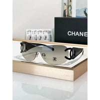 CHANEL CC Logo 4125 Shield SUNGLASSES🖤