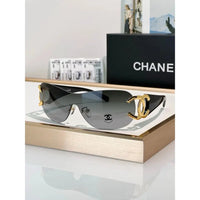 CHANEL CC Logo 4125 Shield SUNGLASSES🖤