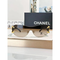 CHANEL CC Logo 4125 Shield SUNGLASSES🖤
