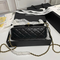 CHANEL  Flap Bag Beige Gold Ball 20cm ✨