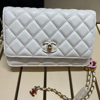CHANEL Lambskin Flap Chain CC  Bag  3 colors ✨