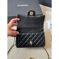 CHANEL Chanel Mini Flap Bag in Quilted Leather with Chain 23  ✨