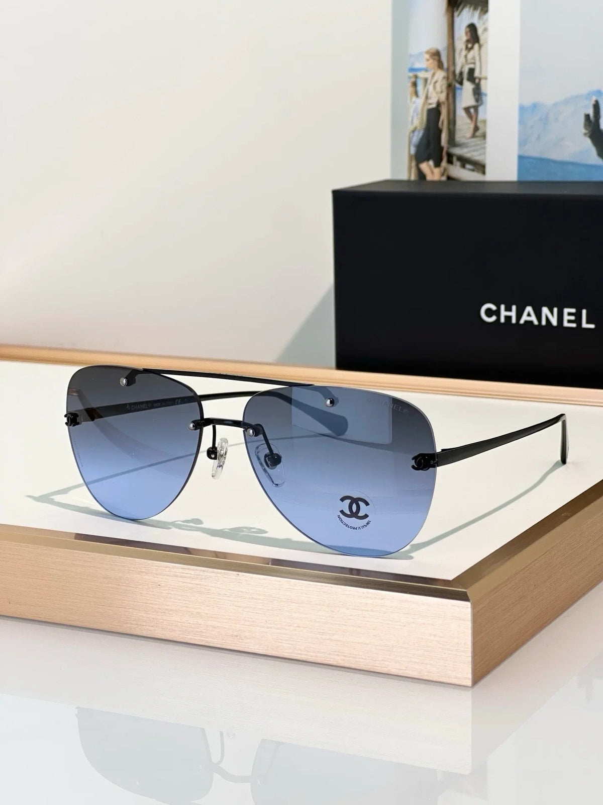 CHANEL Pilot Sunglasses 4285T Eyewear 🖤