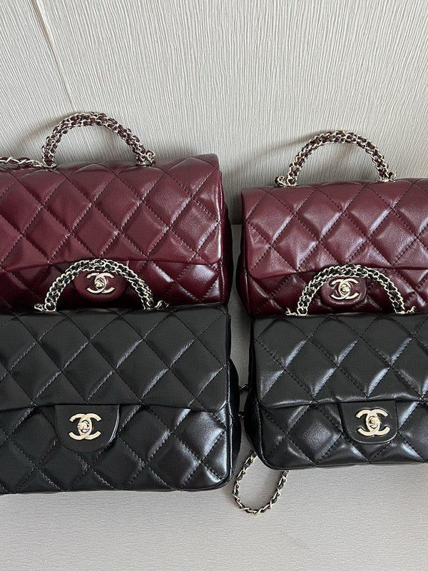 CHANEL  Rectangle Crystal Top Handle Flap Bag 23A Collection 2-SIZES ✨