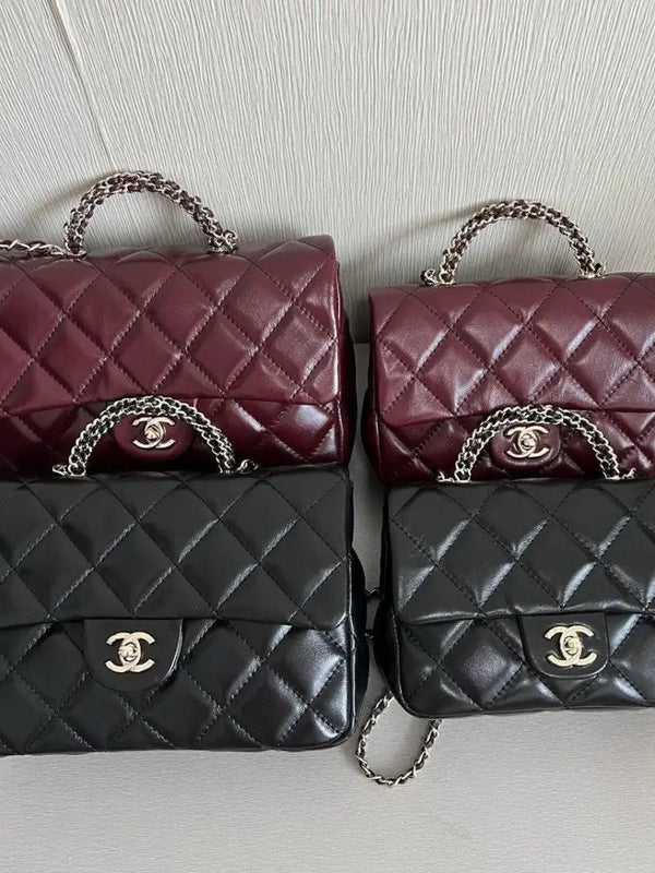 CHANEL  Rectangle Crystal Top Handle Flap Bag 23A Collection 2-SIZES ✨