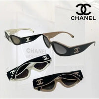 CHANEL SHIELD 6057  Rectangle Women's Acetate Sunglasses  ✨