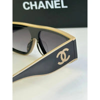 CHANEL SHIELD 6057  Rectangle Women's Acetate Sunglasses  ✨