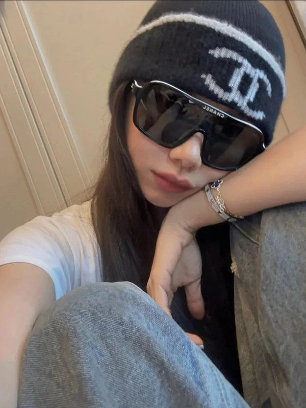 CHANEL SHIELD SUNGLASSES 71655 New Collection  ✨