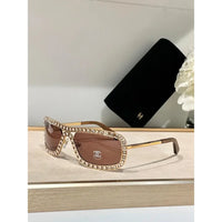 CHANEL Shield Sunglasses A71558🖤