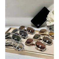 CHANEL Shield Sunglasses A71558🖤