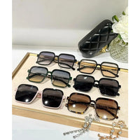 CHANEL Square Metal & Strass Sunglasses 4578 🖤
