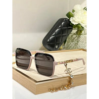 CHANEL Square Metal & Strass Sunglasses 4578 🖤