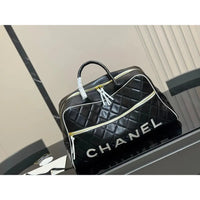 Chanel Vintage CHANEL ULTRA RARE 1994-1996  diamond-quilted holdall bag 🖤