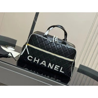 Chanel Vintage CHANEL ULTRA RARE 1994-1996  diamond-quilted holdall bag 🖤