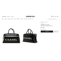 Chanel Vintage CHANEL ULTRA RARE 1994-1996  diamond-quilted holdall bag 🖤