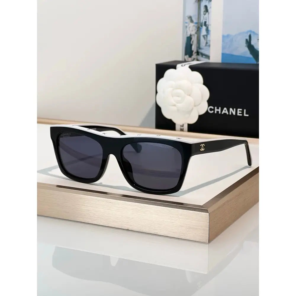 CHANEL5569 Acetate Square Sunglasses Chanel Eyewear  🖤