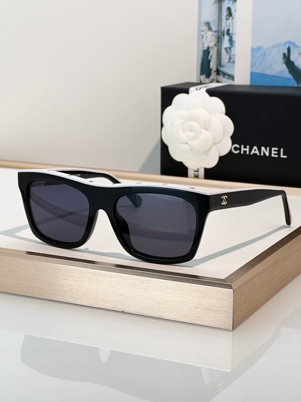 CHANEL5569 Acetate Square Sunglasses Chanel Eyewear  🖤
