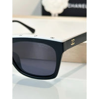 CHANEL5569 Acetate Square Sunglasses Chanel Eyewear  🖤