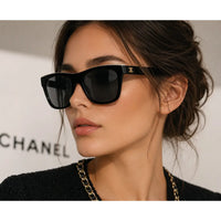 CHANEL5569 Acetate Square Sunglasses Chanel Eyewear  🖤