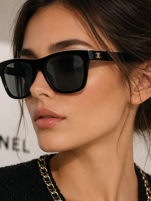 CHANEL5569 Acetate Square Sunglasses Chanel Eyewear  🖤