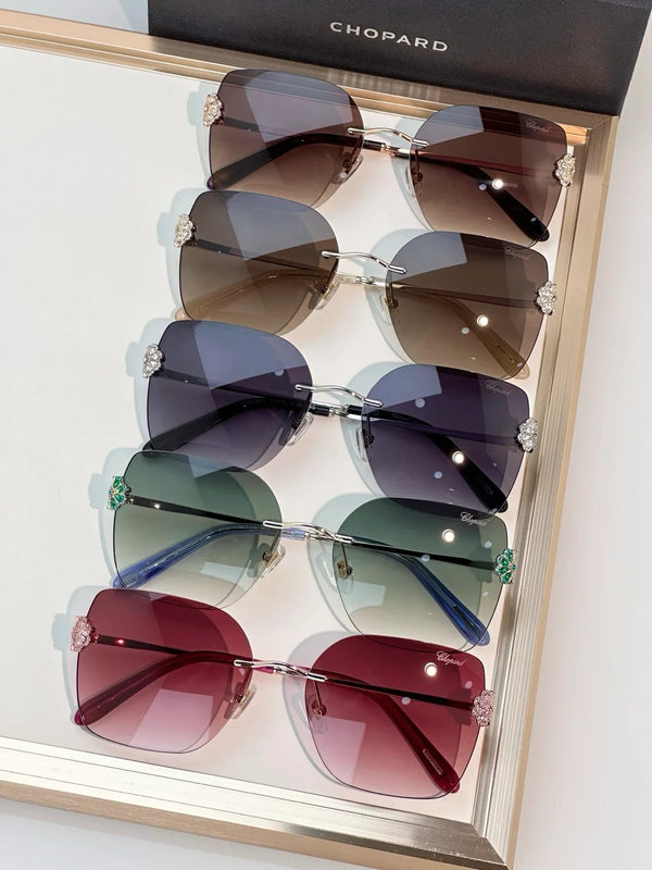 Chopard VCHL60S - 08FC Polished Copper Woman Sunglasses  ✨