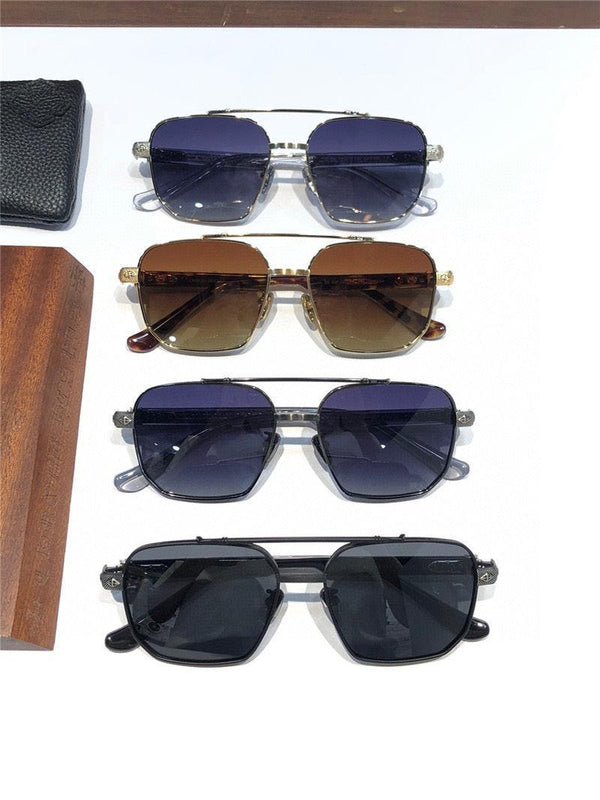 Chrome Hearts 8184 square-frame tinted sunglasses ⚜️