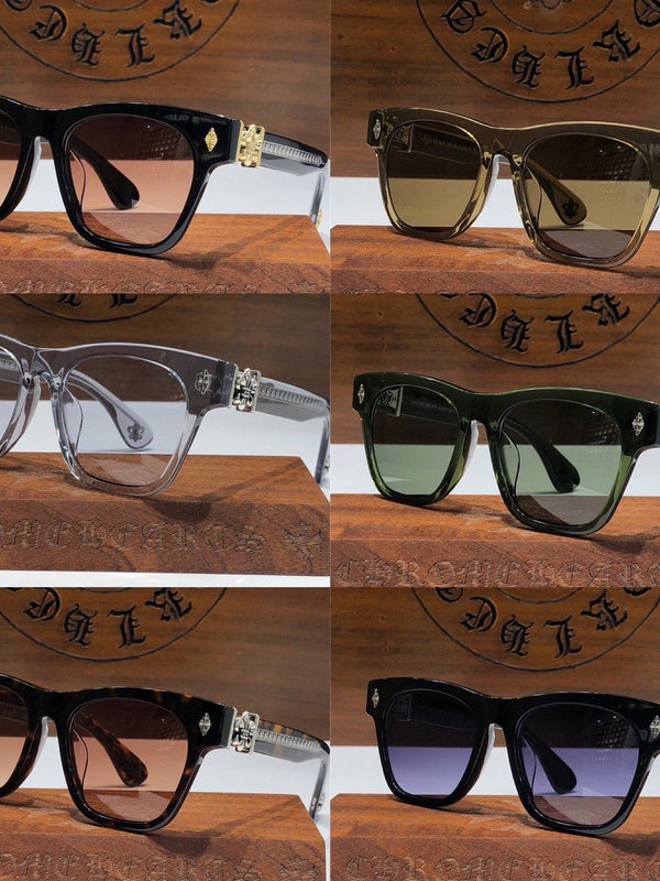 Chrome Hearts 8249 square-frame tinted sunglasses⚜️