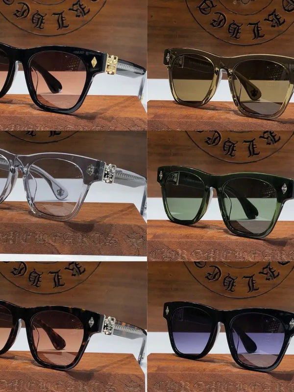 Chrome Hearts 8249 square-frame tinted sunglasses⚜️