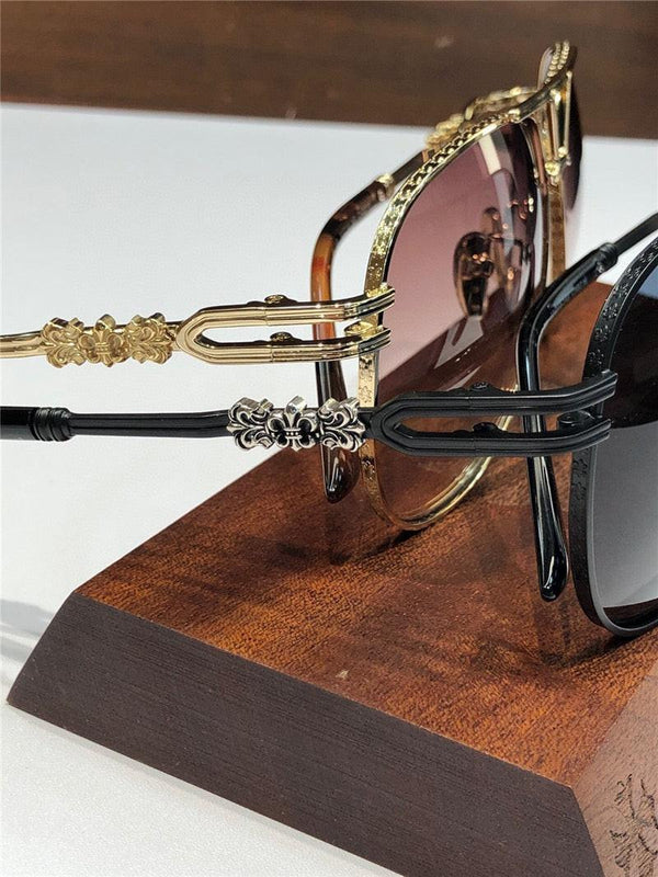 Chrome Hearts Aviator Sunglasses 60mm-4 STYLE🔱