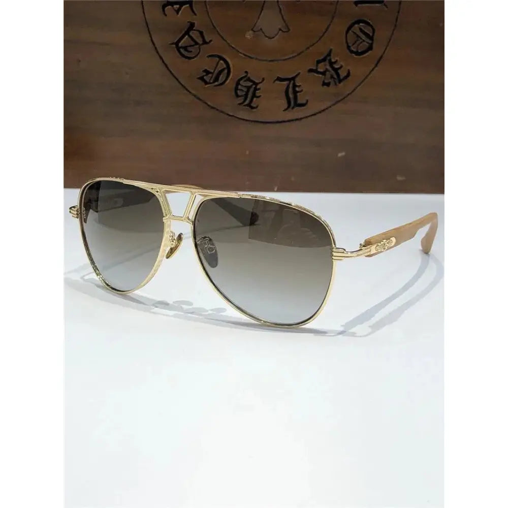 Chrome Hearts Aviator Sunglasses 60mm-4 STYLE🔱