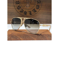 Chrome Hearts Aviator Sunglasses 60mm-4 STYLE🔱
