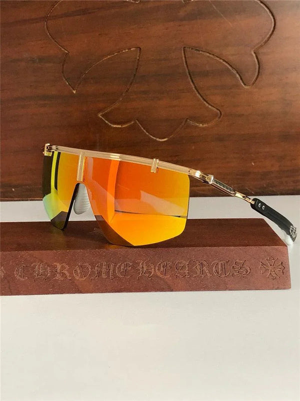 Chrome Hearts CLITANIC Unisex titanium mask frame Sunglasses⚜️