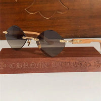 Chrome Hearts DEEP III 3 Rhombus Zeiss Lens Unisex Sunglasses⚜️
