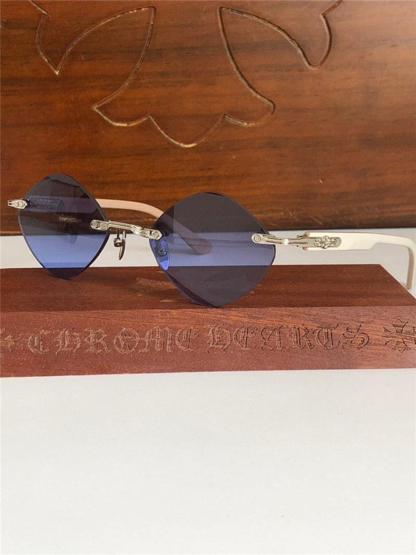 Chrome Hearts DEEP III 3 Rhombus Zeiss Lens Unisex Sunglasses⚜️