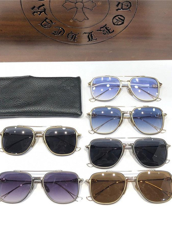 Chrome Hearts HUMPSTER metal Polarised Zeiss Lenses Sunglasses⚜️