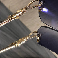 Chrome Hearts LORDIE Gold Rimless 56 15 134 Zeiss Lenses Sunglasses⚜️