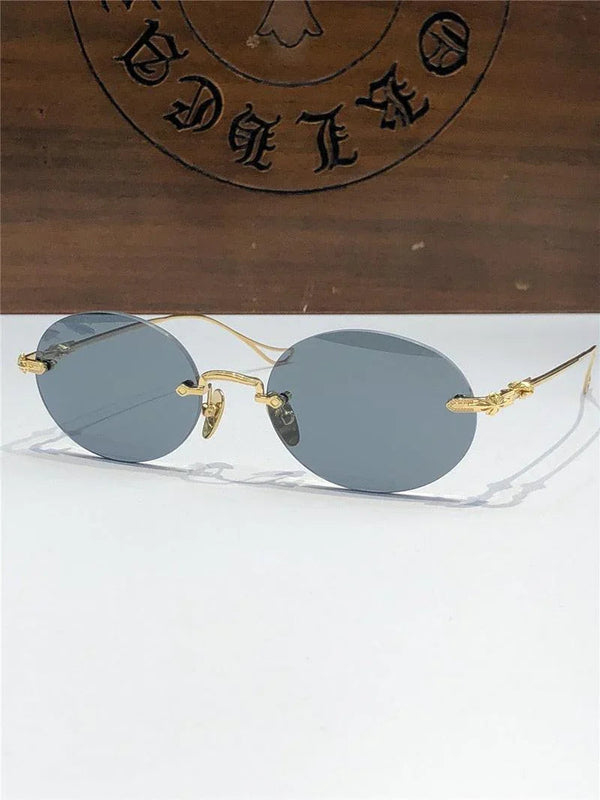 Chrome Hearts SINNERGASM oval round tinted Sunglasses✨