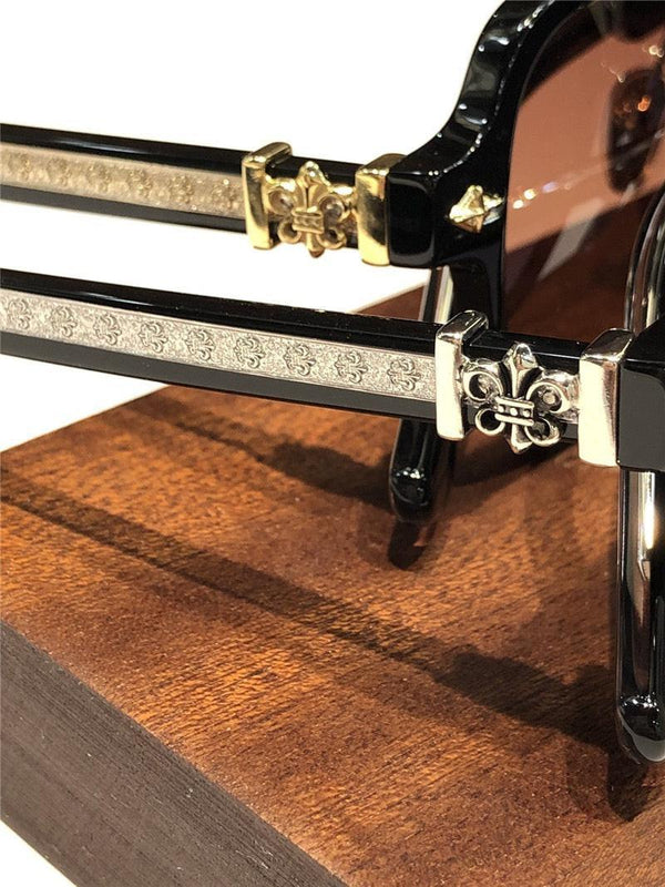 Chrome Hearts Sunglasses 8193 Black-Clear-Silver ✨