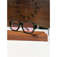 Chrome Hearts TV PARTY matty boy square-frame tinted sunglasses🔱