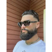Chrome Hearts TV PARTY matty boy square-frame tinted sunglasses🔱