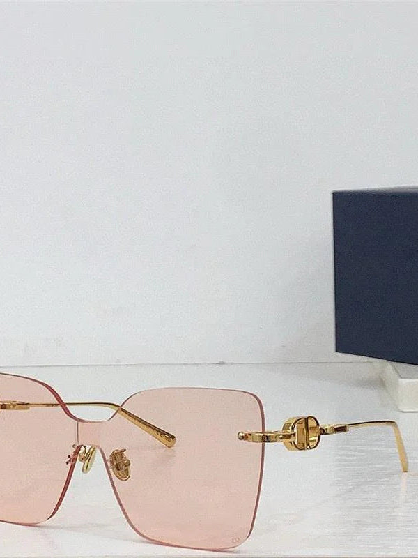 DIOR CD Chain M1U Nude Square Sunglasses✨