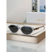 DIOR CD DiorTreasure R1I Black Oval Sunglasses ✨