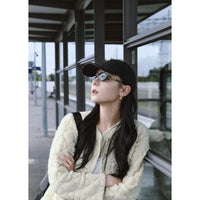 DIOR CD DiorTreasure R1I Black Oval Sunglasses ✨