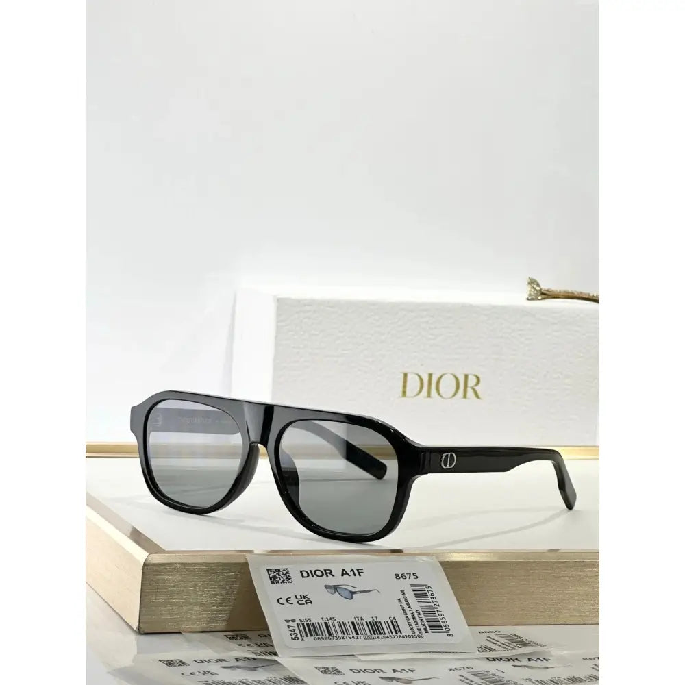 DIOR CD Icon A1F Transparent Beige Pilot  Sunglasses ✨
