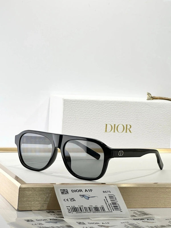 DIOR CD Icon A1F Transparent Beige Pilot  Sunglasses ✨