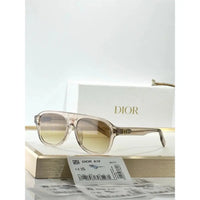 DIOR CD Icon A1F Transparent Beige Pilot  Sunglasses ✨